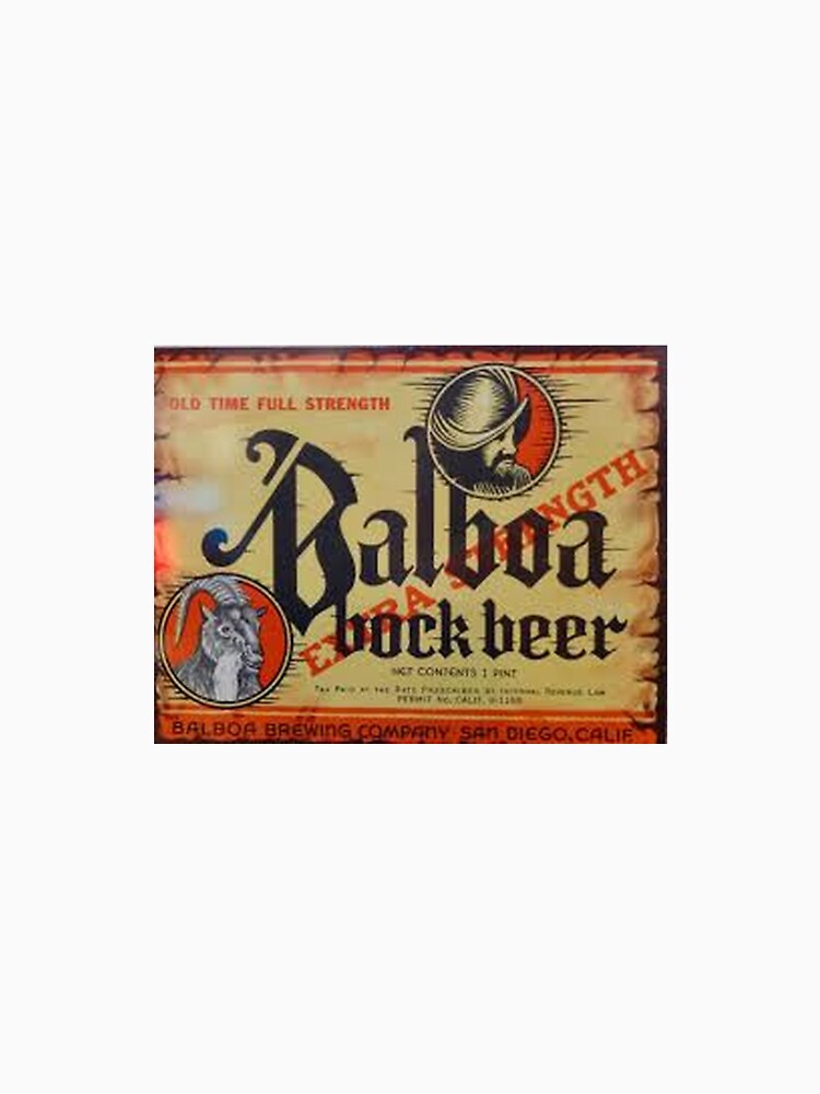 Balboa Bock Beer, distressed by uniquenostalgia Unisex T-shirt, Sweatshirt, Hoodie, Long Sleeve Tee