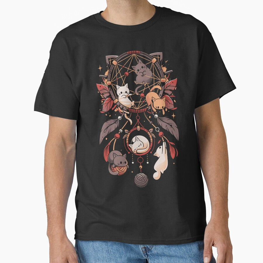 Cat Catcher - Kittens Dream Catcher by Snouleaf Unisex T-shirt, Sweatshirt, Hoodie, Long Sleeve Tee