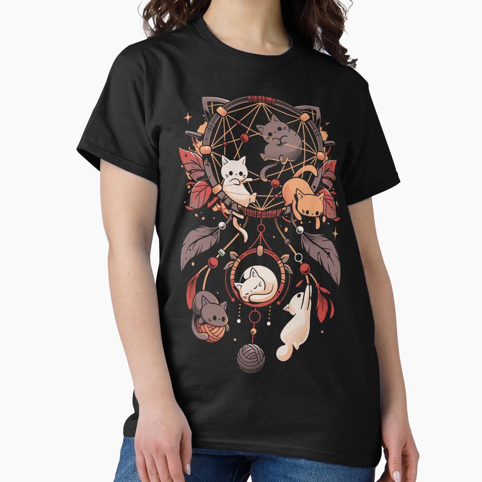Cat Catcher - Kittens Dream Catcher by Snouleaf Unisex T-shirt, Sweatshirt, Hoodie, Long Sleeve Tee